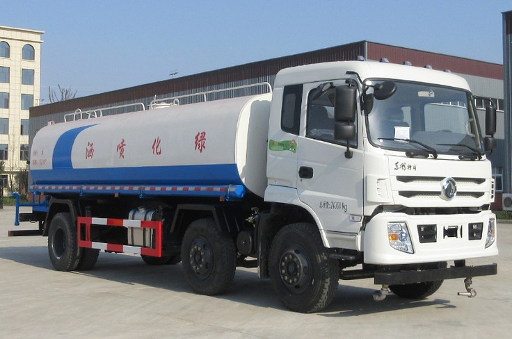 工程灑水車(chē)廠(chǎng)家_20噸東風(fēng)特商小三軸工程灑水車(chē)