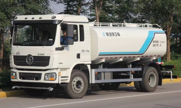 12噸灑水車(chē)多少錢(qián)一臺_國六13方陜汽德龍L3000綠化灑水車(chē)